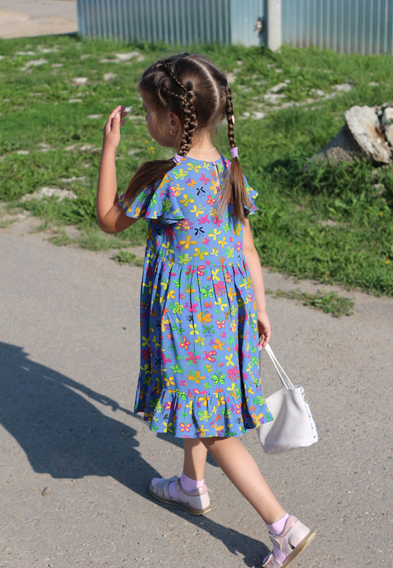 Платье из штапеля для дочки от Ekaterina0509