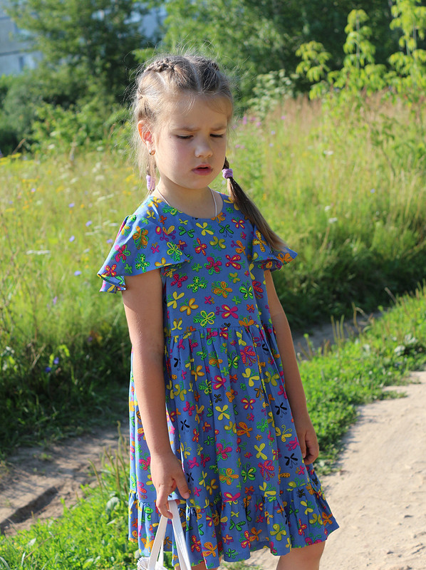 Платье из штапеля для дочки от Ekaterina0509
