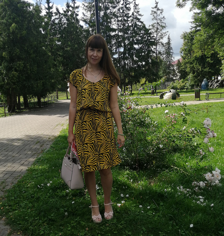 Платье «Жёлтая зебра» от Мария  Дребенцова