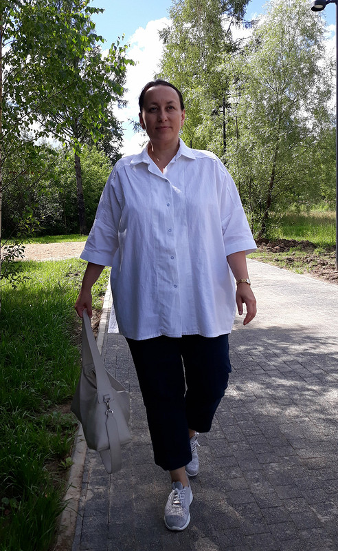 Блуза рубашечного кроя из крапивы от Татьяна  Михайлова 