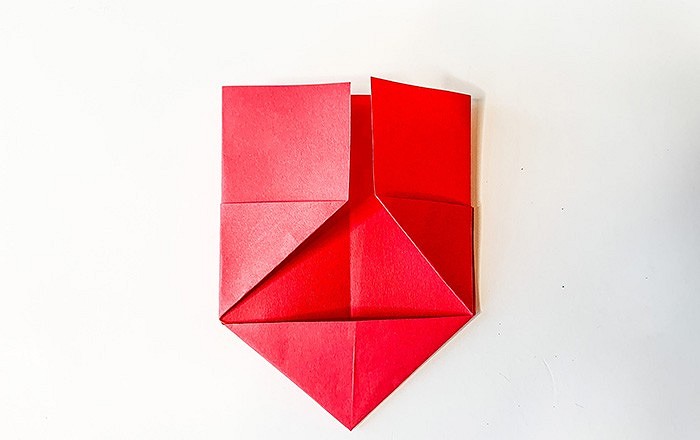 Украшение ёлочное Оригами из бумаги Маркет