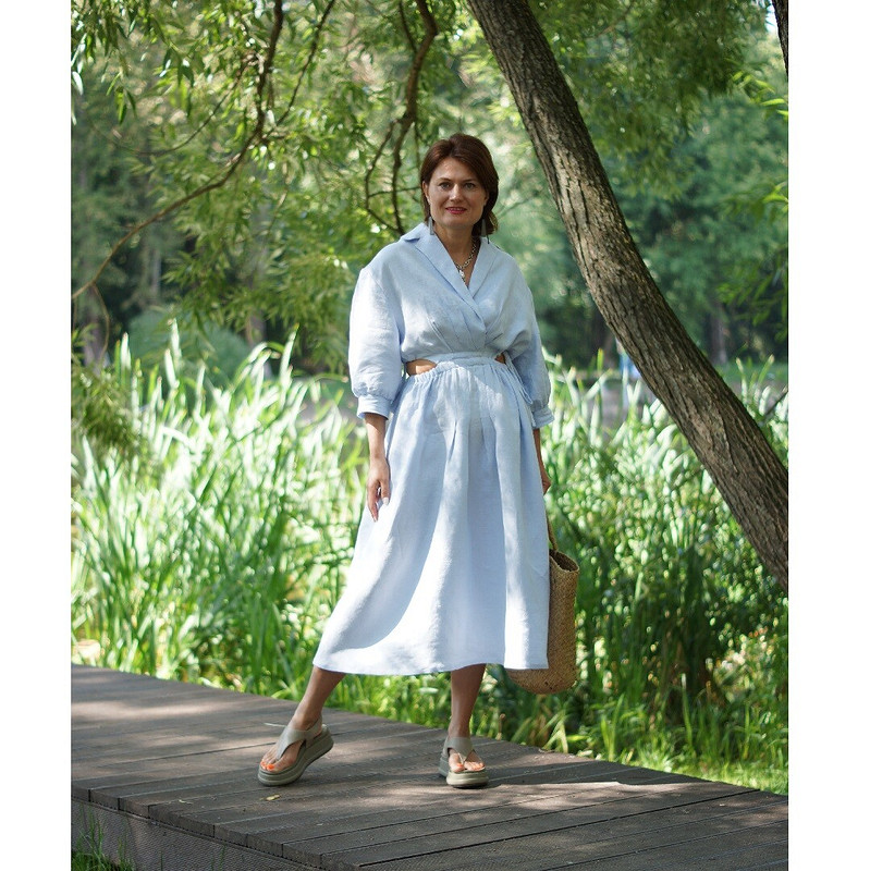 Платье цвета прованской лаванды от olgapoluektova_style