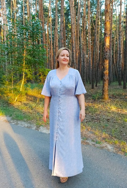 Платье из вискозы-твил от Оксана Сыса СОК 