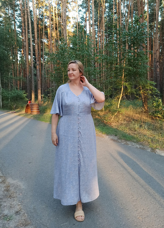 Платье из вискозы-твил от Оксана Сыса СОК 