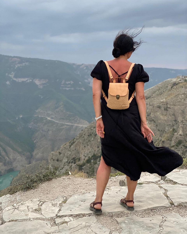 Чёрное платье путешественницы от GalinaRodikova