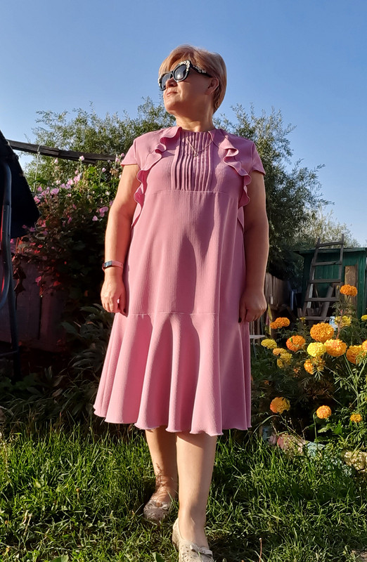 Розовое платье от LarisaP