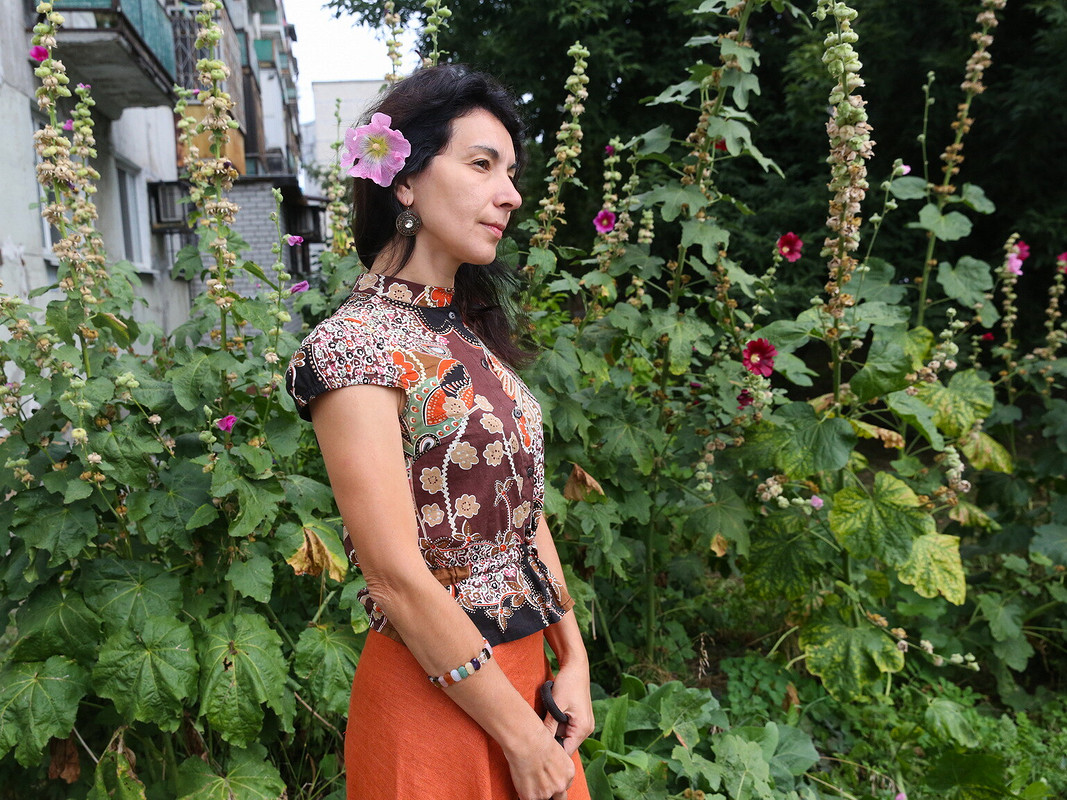 Блузка и юбка «Лето пряного цвета» от AnastasiyaGololobova