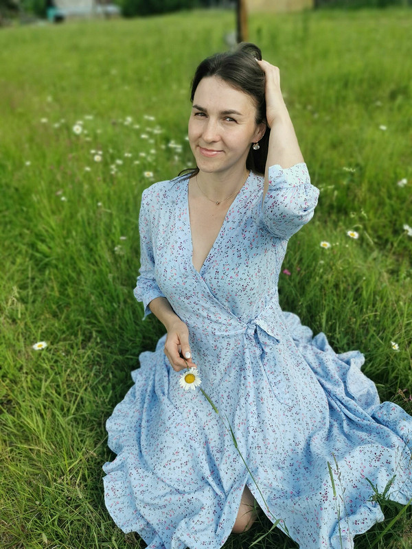 Платье летнее с запахом от Алена Шишигина