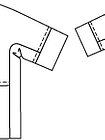 Блузка с прямыми рельефными швами