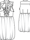 Платье с юбкой «баллон»
