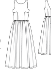 Свадебное платье с глубоким V-вырезом на спинке