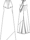 Платье-сарафан с глубоким декольте