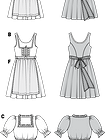 Дирндль: платье и блузка