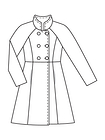 Пальто с двубортной застежкой
