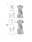 Платье-рубашка приталенного силуэта