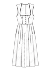 Платье-дирндль