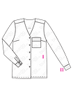 Блузка прямого кроя