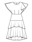 Миди-платье