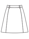 Мини-юбка с завязывающимся поясом