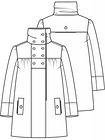 Пальто в винтажном стиле
