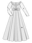 Свадебное платье с открытым декольте