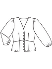 Блузка в крестьянском стиле