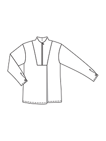Технический рисунок блузки