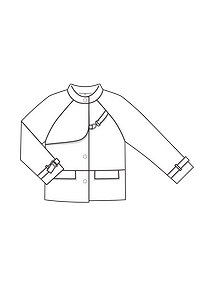Технический рисунок жакета-куртки