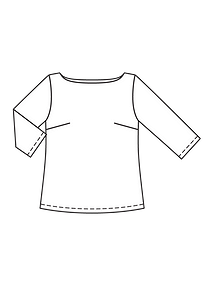 Моделирование блузы с баской