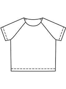 Технический рисунок футболки