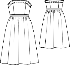 Платье с пышной юбкой