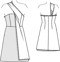Платье-корсаж