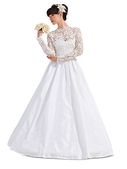 Платье свадебное №7086 — выкройка из Каталог Burda осень-зима/2015/2016
