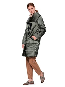 Стеганое пальто №6167 A