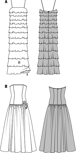Платье на корсетной основе