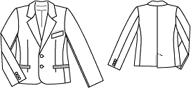 Пиджак в классическом стиле