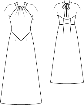 Свадебное платье приталенного силуэта