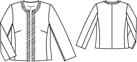 Построение выкройки-основы пиджака