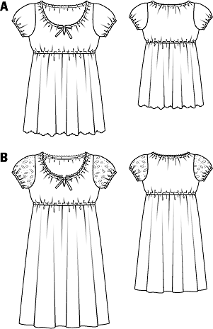 Платье с кружевными рукавчиками
