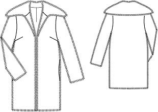 Пальто из искусственного меха