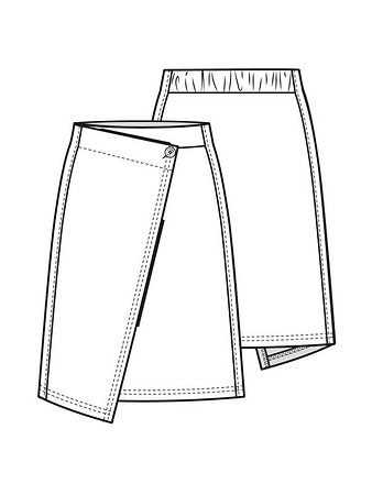 Топ-10 юбок с запАхом, которые можно сшить самостоятельно