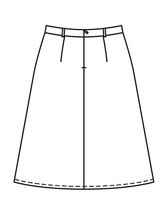 Выкройка юбки четырехклинки от Школы шитья Анастасии Корфиати