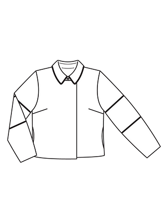 Технческий рисунок куртки