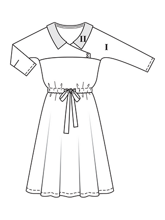 Моделирование платья с цельнокроеным рукавом (53 фото)