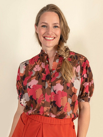 Женские блузки с рукавом-фонарик купить недорого в интернет-магазине GroupPrice
