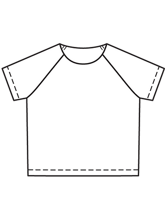 Технический рисунок футболки