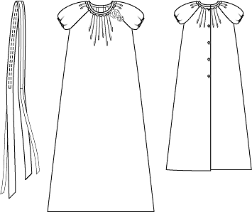 Крестильное платье для девочки