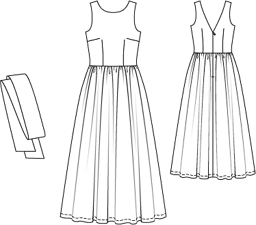 Свадебное платье с глубоким V-вырезом на спинке