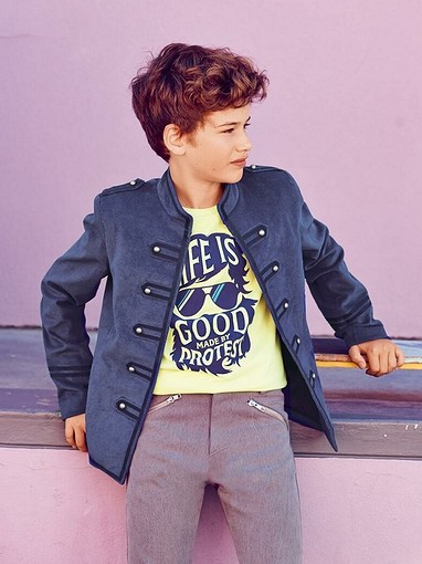 Пиджак для мальчика (Размер: 164), арт. JA JAN 02-01, цвет Синий