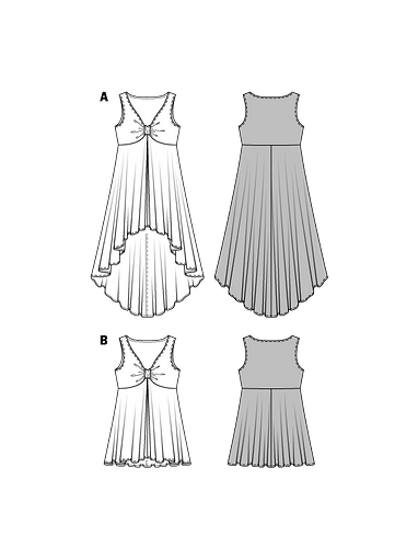 Платье с драпировкой на лифе